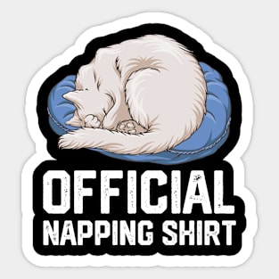 official napping shirt Sticker